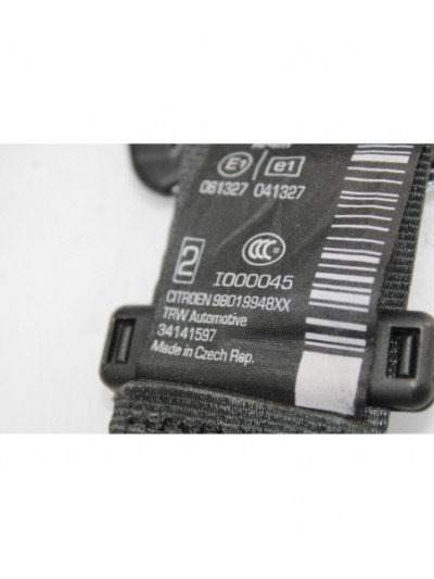 Recambio de cinturon seguridad trasero izquierdo para citroën ds3 sport referencia OEM IAM 98019948XX
