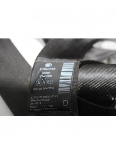 Recambio de cinturon seguridad delantero derecho para citroën c5 hdi160 seduct 2.0 referencia OEM IAM 98029292XX