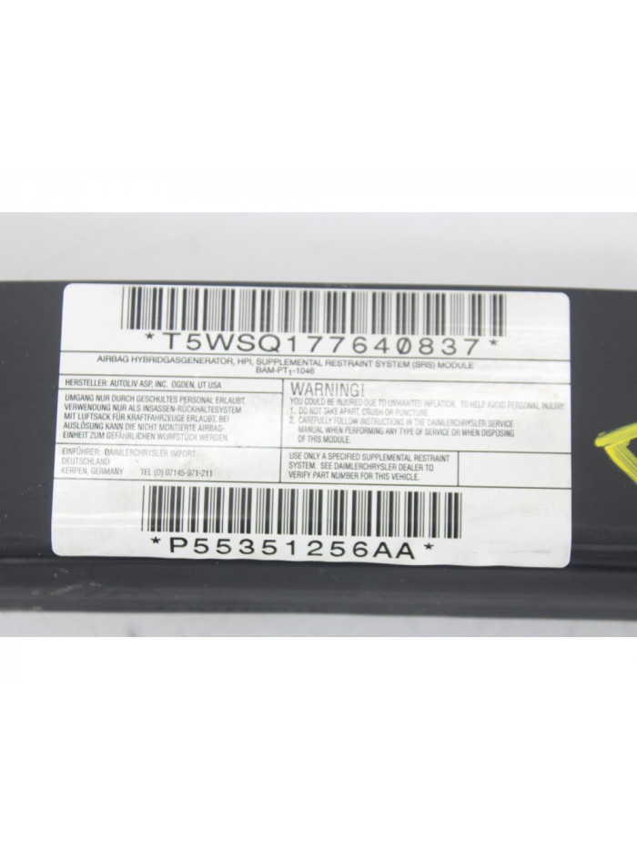 Airbag cortina delantero derecho DODGE CALIBER S 2006