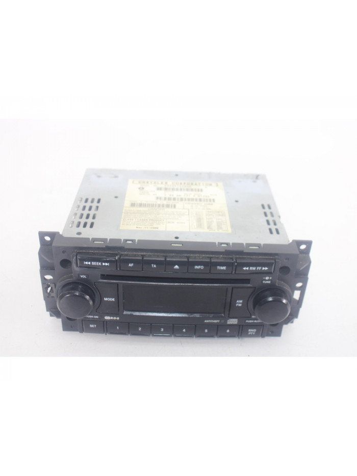 SISTEMA AUDIO / RADIO CD DODGE CALIBER S 2006 REF. DODGE CALIBER S 2006 REF. DODGE CALIBER S 2006