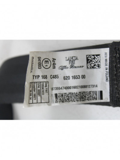 Recambio de anclaje cinturon trasero izquierdo para fiat punto (199_) 1.4 (199axb1a, 199bxb1a, 199bxb11, 199axb11) referencia OE