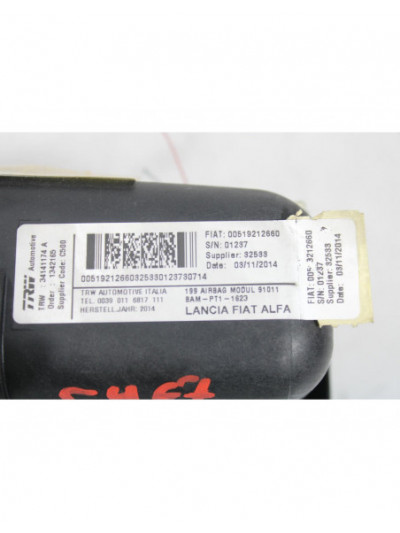 Airbag delantero derecho FIAT BRAVA 1.4GNC 2014