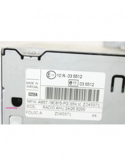 Recambio de sistema audio / radio cd para ford fiesta vi (cb1, ccn) 1.5 tdci referencia OEM IAM AM5T18C815PG