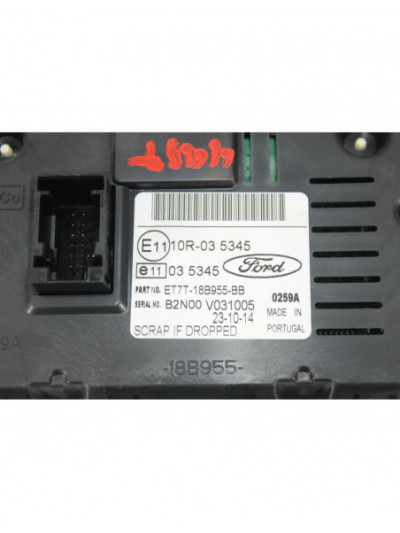 Recambio de pantalla multifuncion para ford fiesta vi (cb1, ccn) 1.5 tdci referencia OEM IAM ET7T18B955BB