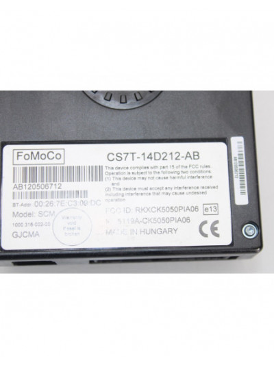 Modulo electronico FORD FIESTA Ambiente 2008