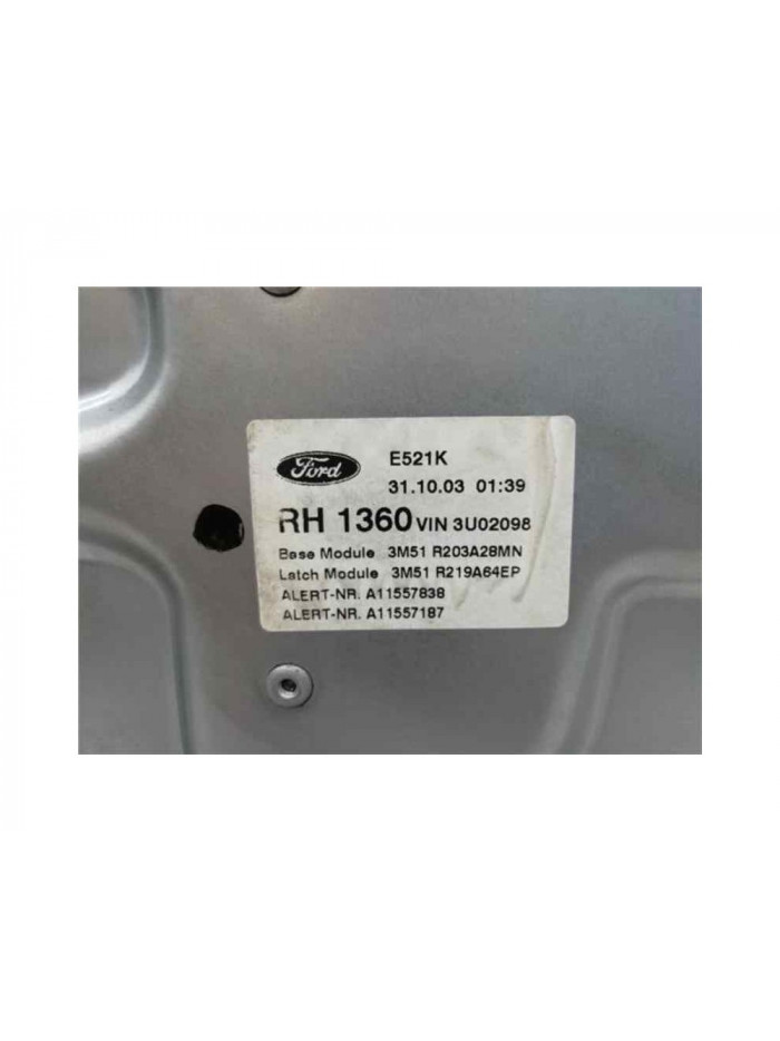Recambio de motor elevalunas delantero derecho para ford c-max (cb3) referencia OEM IAM 3M5T14B533BE