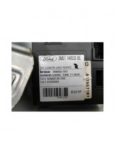 Recambio de motor elevalunas delantero derecho para ford c-max (cb3) referencia OEM IAM 3M5T14B533BE