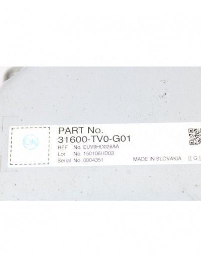 Recambio de centralita bomba combustible para honda civic (fk) 1.6 dtec cat referencia OEM IAM 31600TV0G01