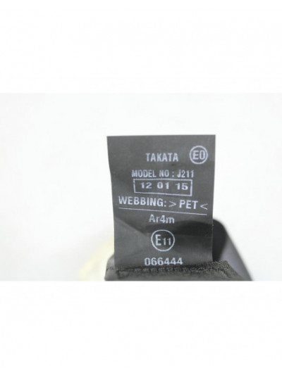 Recambio de cinturon seguridad trasero izquierdo para honda civic (fk) 1.6 dtec cat referencia OEM IAM 82450TV1E030M4