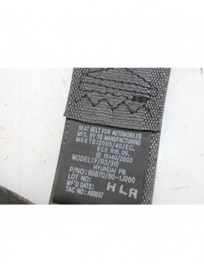 Recambio de cinturon seguridad delantero izquierdo para hyundai i20 i (pb, pbt) 1.2 referencia OEM IAM