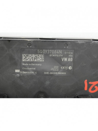Recambio de centralita confort para audi a3 (8v1, 8vk) 1.6 tdi referencia OEM IAM 5Q0937084N