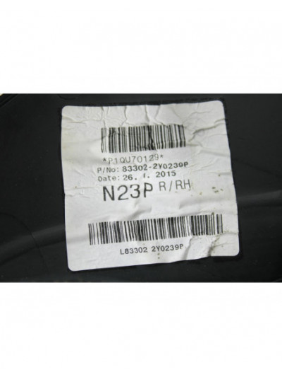 Recambio de guarnecido trasero derecho para hyundai ix35 (lm, el, elh) 1.7 crdi referencia OEM IAM 833022Y0239P