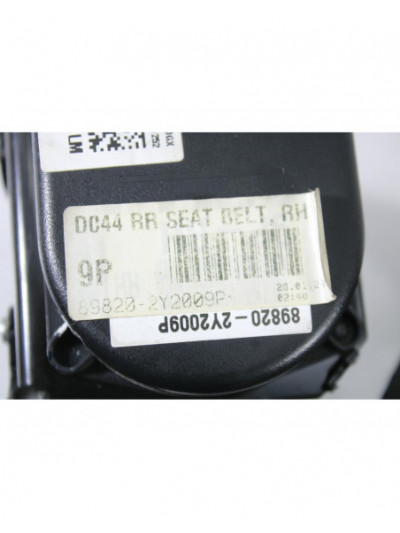 Recambio de cinturon seguridad trasero derecho para hyundai ix35 (lm, el, elh) 1.7 crdi referencia OEM IAM 898202Y2009P