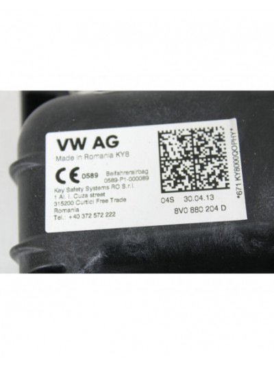 Recambio de airbag delantero derecho para audi a3 (8v1, 8vk) 1.6 tdi referencia OEM IAM 8V0880204D