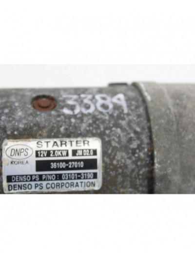 Motor arranque HYUNDAI SANTA FE 2.2 CRDi Style 4X4 Diesel 150CV 110KW 2007