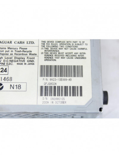 Pantalla multifuncion JAGUAR XF I 3.0 D 2011