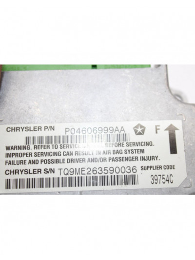 Recambio de centralita airbag para jeep cherokee (kj) 2.8 crd limited referencia OEM IAM P04606999AA
