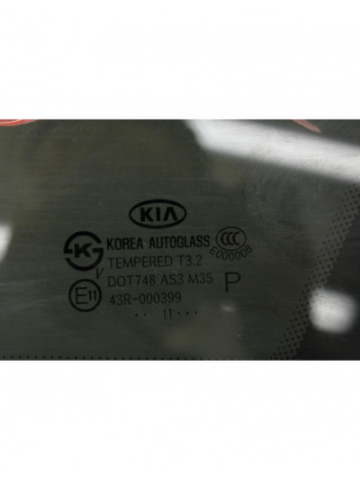Recambio de luna custodia trasera derecha para kia sorento ii (xm) 2.2 crdi 4wd referencia OEM IAM 878202P100