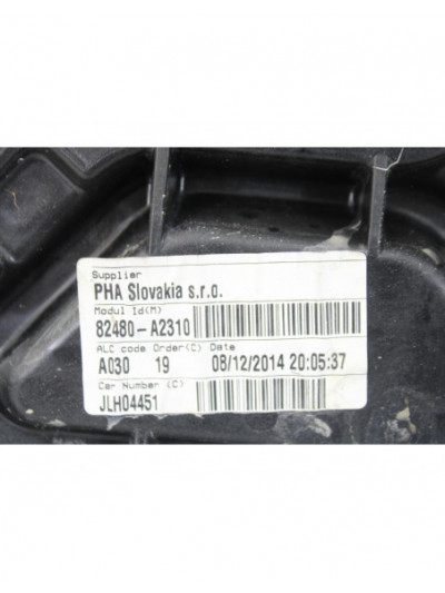 Recambio de elevalunas delantero derecho para kia cee'd drive referencia OEM IAM 82480A2310