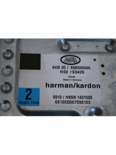 Recambio de amplificador audio para land rover range rover sport v6 td hse referencia OEM IAM XQK500095