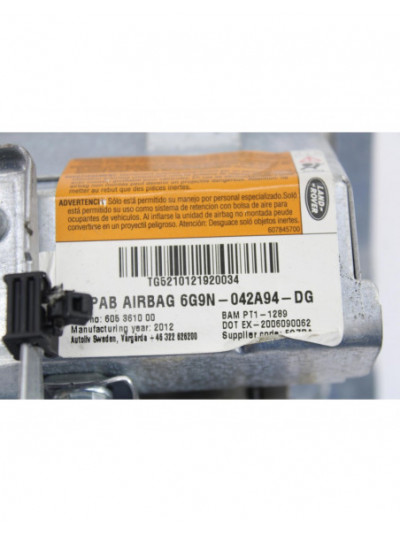 Recambio de airbag delantero derecho para land rover freelander (lr2) td4 hse referencia OEM IAM 6G9N042A94DG