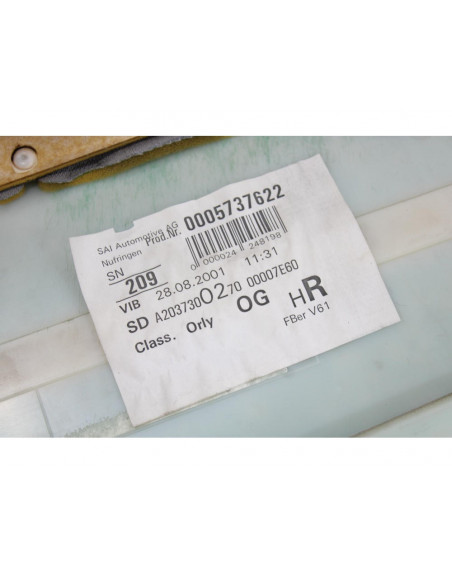 Recambio de guarnecido puerta trasera derecha para mercedes-benz clase c (w203) c 220 cdi (203.006) referencia OEM IAM