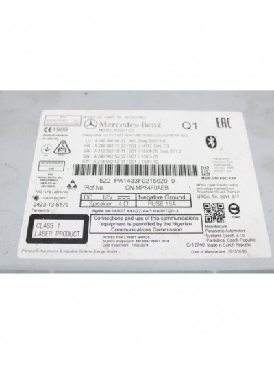 Recambio de sistema navegacion gps para mercedes-benz cla coupé (c117) cla 180 (117.342) referencia OEM IAM A2469005413/001