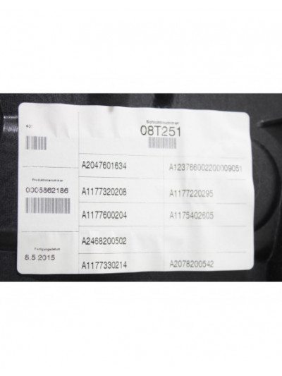 Recambio de elevalunas trasero derecho para mercedes-benz cla coupé (c117) cla 180 (117.342) referencia OEM IAM A1177320228