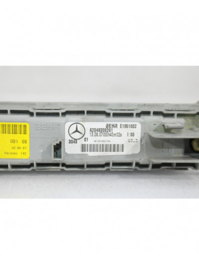 Recambio de resistencia calefaccion para mercedes-benz clase c (w204) c 220 cdi (204.008) referencia OEM IAM A2048300261