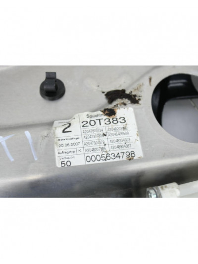 Recambio de elevalunas trasero izquierdo para mercedes-benz clase c (w204) c 220 cdi (204.008) referencia OEM IAM A2047600734