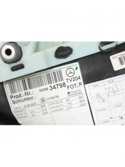 Guarnecido puerta trasera derecha MERCEDES-BENZ CLASE C C 220 CDI 2007