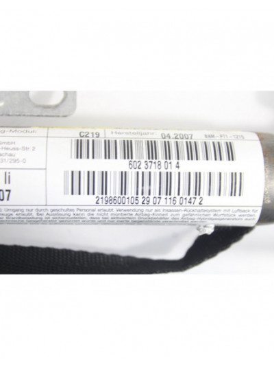 Recambio de airbag lateral izquierdo para mercedes-benz clase cls (w219) 320 cdi (219.322) referencia OEM IAM 6023718014