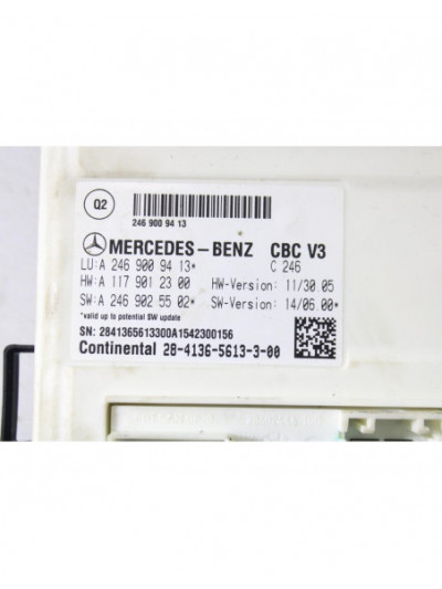 Modulo electronico MERCEDES-BENZ CLASE A A 180 CDI BlueEfficiency 2016