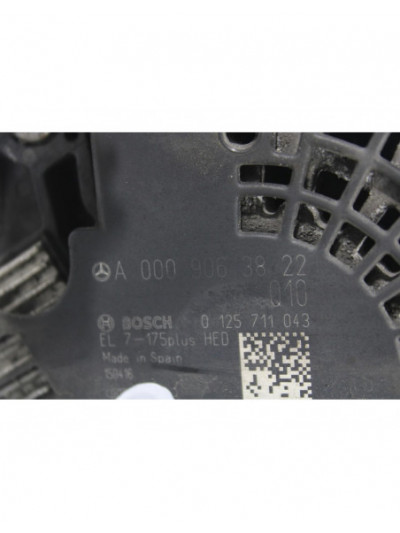 Recambio de alternador para mercedes-benz clase a (w176) a 180 cdi blueefficiency (176.012) referencia OEM IAM A0009063822