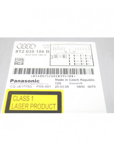 SISTEMA AUDIO / RADIO CD AUDI A4 BER. BÁSICO 2008 REF. AUDI A4 BER. BÁSICO 2008 REF. AUDI A4 BER. Básico 2008