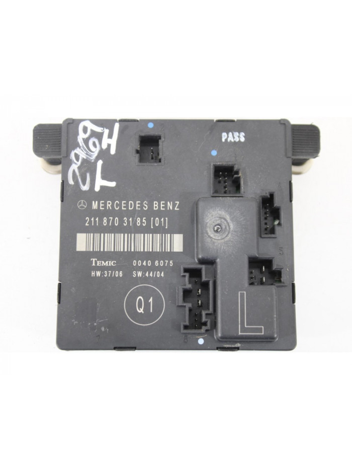 Recambio de modulo electronico para mercedes-benz clase e (w211) berlina e 280 cdi (211.020) referencia OEM IAM 2118703185TIZQ.