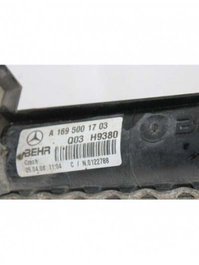 Radiador de agua MERCEDES-BENZ CLASE A A 180 CDI A-Edition Diesel 109CV 80KW 2006