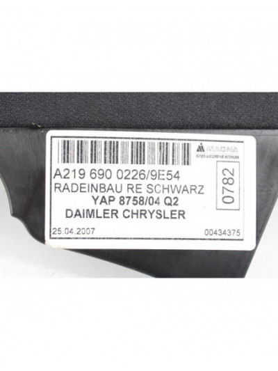 Recambio de guarnecido pilar c para mercedes-benz clase cls (w219) 320 cdi (219.322) referencia OEM IAM A2196900226