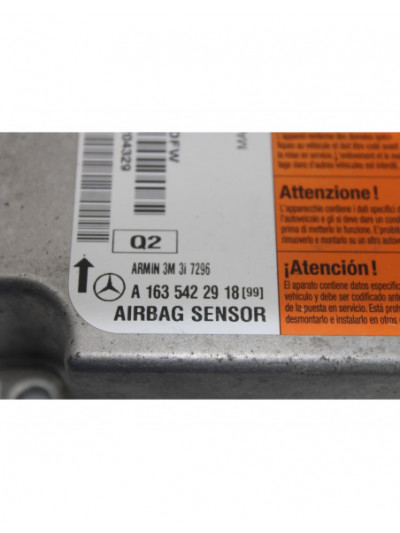 Recambio de centralita airbag para mercedes-benz clase m (w163) 270 cdi final edition (163.113) referencia OEM IAM A1635422918