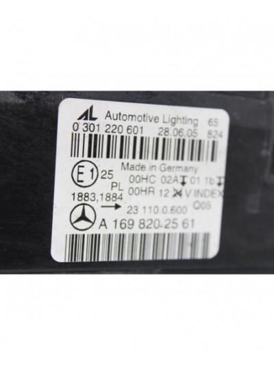 Recambio de faro izquierdo para mercedes-benz clase b (w245) 200 cdi (245.208) referencia OEM IAM A1698202561