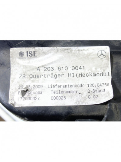 Recambio de refuerzo paragolpes trasero para mercedes-benz clase clc (cl203) clc 2.2 cdi cat referencia OEM IAM A2036100041