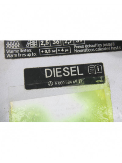 Recambio de tapa exterior combustible para mercedes-benz clase clc (cl203) clc 2.2 cdi cat referencia OEM IAM A2035841215