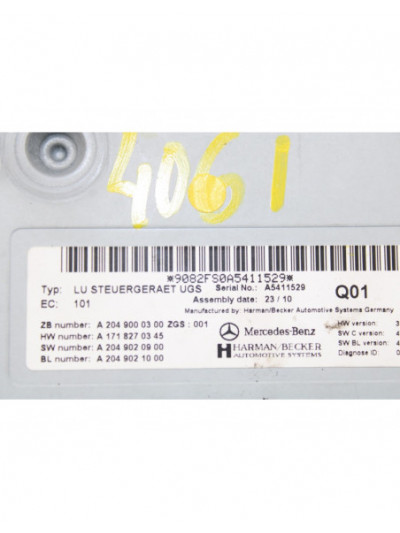Modulo electronico MERCEDES-BENZ CLASE CLS 320 / 350 CDI Grand Edition 2010