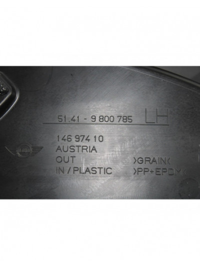 Recambio de guarnecido puerta trasera izquierda para mini countryman (r60) one d referencia OEM IAM 51419800785