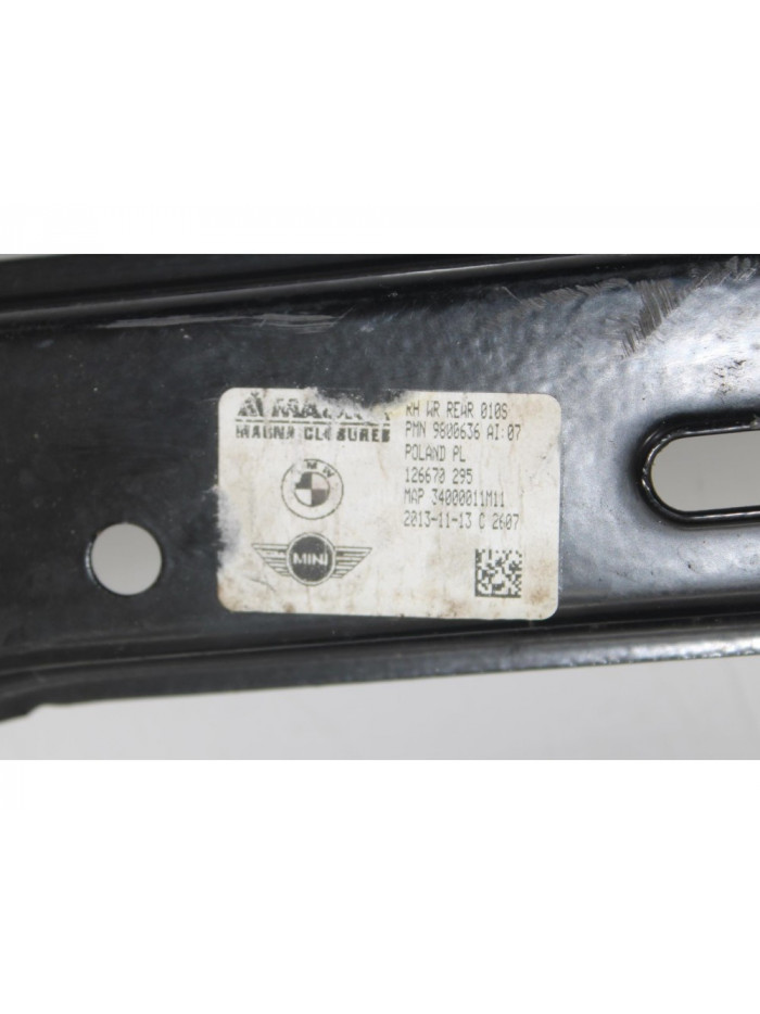 Elevalunas trasero derecho MINI COUNTRYMAN One D 2013