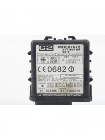 Recambio de centralita inmovilizador para mitsubishi montero (v60/v70) 2.5 tdi sahel (5-ptas.) referencia OEM IAM MR587673