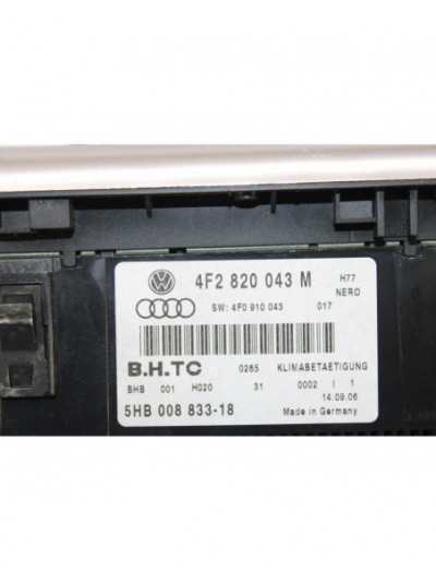 Mando climatizador AUDI A6 BERLINA 2.0 TDI 2007