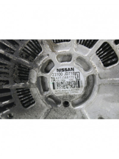Recambio de alternador para nissan qashqai i (j10, nj10) 2.0 dci referencia OEM IAM 23100JD71B