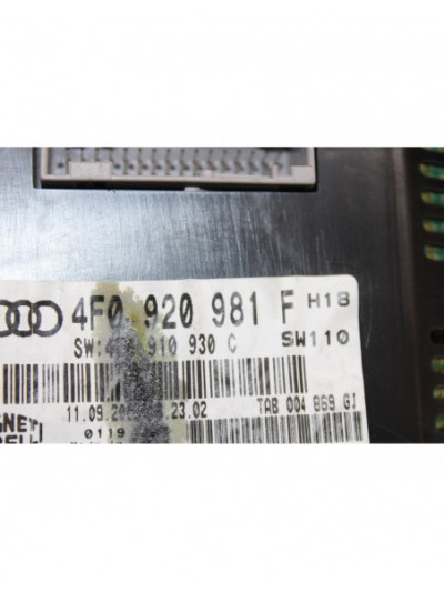 Recambio de cuadro instrumentos para audi a6 berlina (4f2) 2.0 tdi referencia OEM IAM 4F0920981F