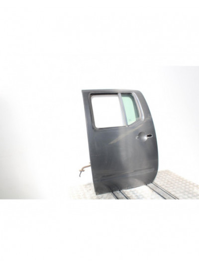 Recambio de puerta trasera izquierda para nissan navara pick-up (d40m) doble cab se 4x2 referencia OEM IAM 3573TI.GRIS